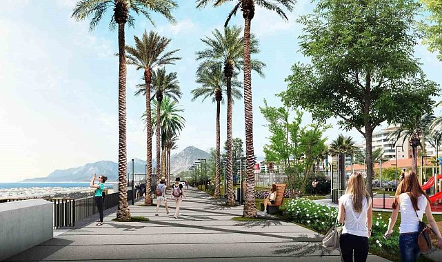 2. Etap Konyaaltı Sahil Projesi yarın açılıyor