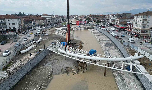 2. Köprünün montajı başladı