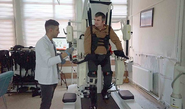 'Yürüme robotu' bölgedeki hastaların umudu oldu