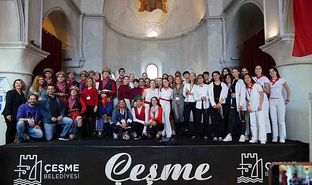 5 ülkeden öğrenci ve öğretmenler Çeşme'de ağırlandı