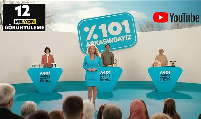A101'in reklam filmi, en başarılı reklam filmleri arasında yer aldı
