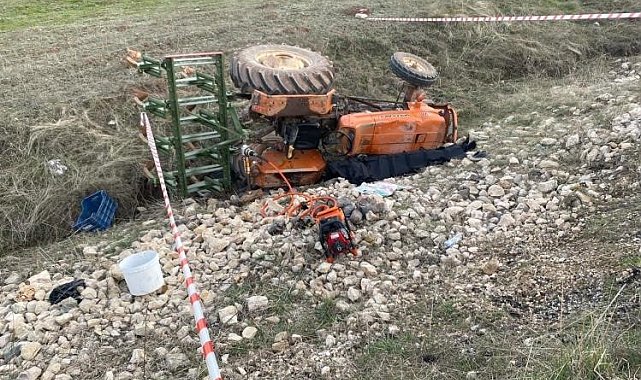 Adıyaman'da traktör devrildi: 1 ölü