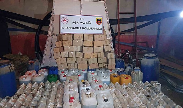 Ağrı'da jandarmadan sahte şampuan operasyonu