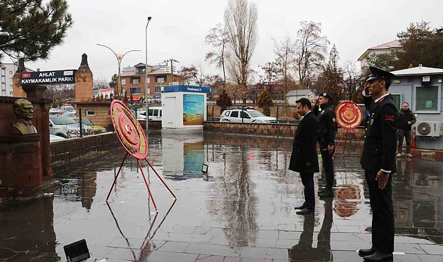 Ahlat'ta 18 Mart Şehitleri Anma Günü ve Çanakkale Zaferi'nin 109. yıl dönümü