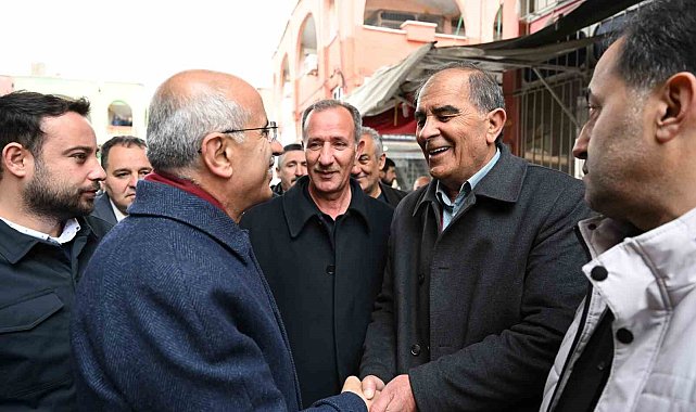 AK Parti Sami Er, Şire Pazarı ve Canlı Hayvan Pazarını ziyaret etti