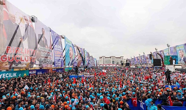 AK Parti'nin Ankara mitingine 200 bin kişi katıldı