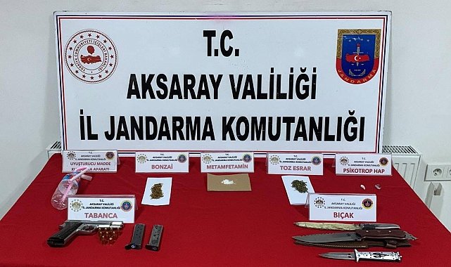 Aksaray'da uyuşturucu taciri gözaltına alındı
