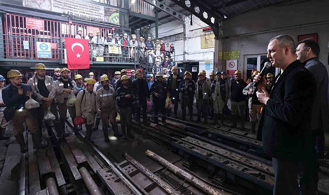 Alan'a madencilerden büyük destek