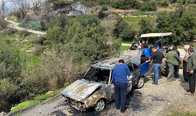 Alevlere teslim olan Tofaş'ın sürücüsü yaralandı