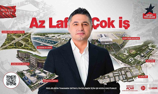 Aliağa Belediye Başkanı Serkan Acar, yeni dönem projelerini açıkladı