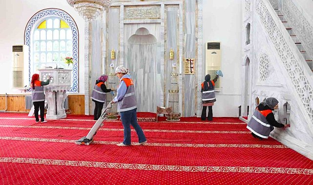 Altınordu'da camiler Ramazan ayına hazırlandı
