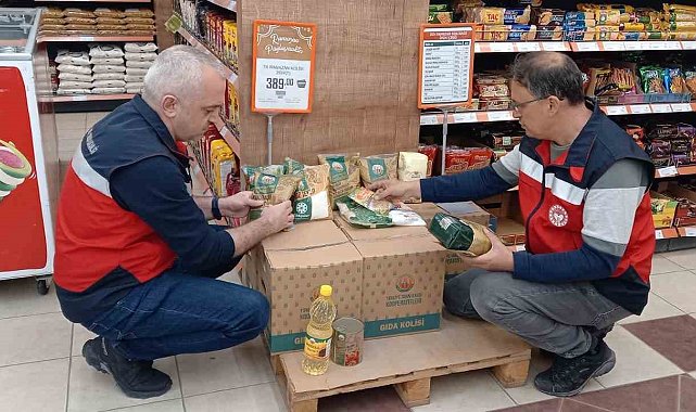 Altıntaş'ta Ramazan kolisi kontrolleri