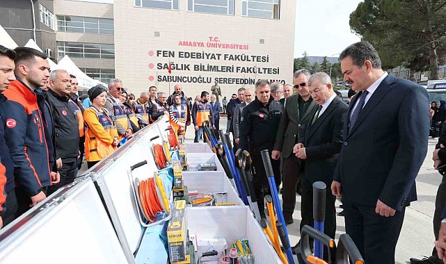 Amasya'da AFAD'a 600 bin TL'lik yeni teknik ekipmanlar alındı