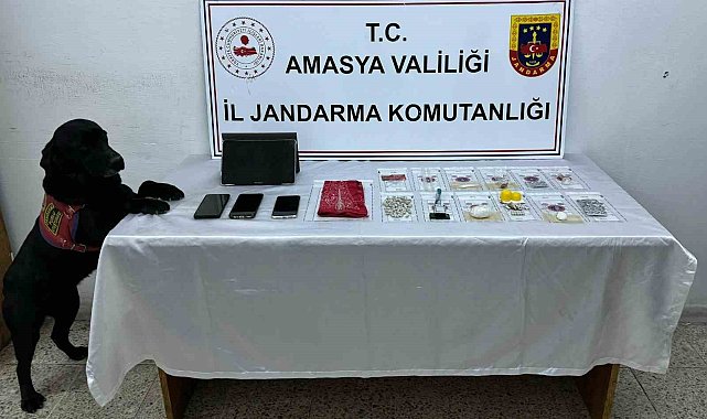 Amasya'da jandarmadan uyuşturucu operasyonu: 4 tutuklama