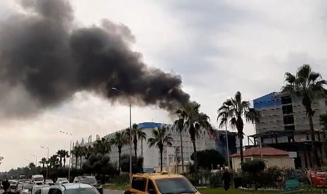 Antalya'da 5 yıldızlı otelde yangın