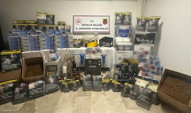 Antalya'da 860 kilo kaçak tütün ele geçirildi