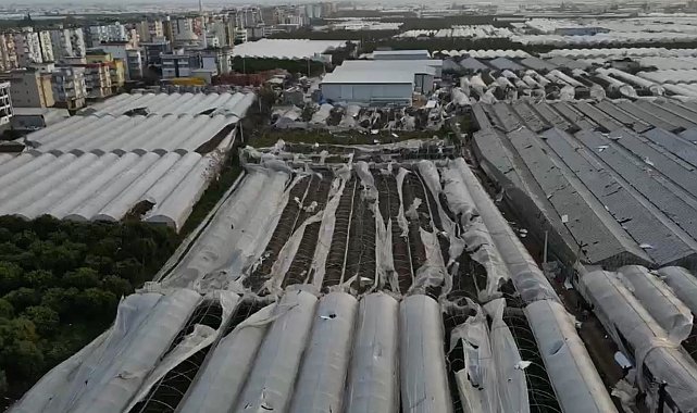 Antalya'da hortum felaketi kamerada: Saniyeler içerisinde dehşeti yaşattı