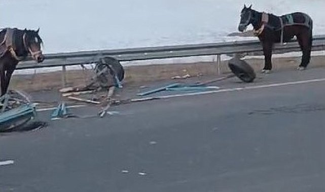 At arabasıyla otomobil çarpıştı: 3 yaralı