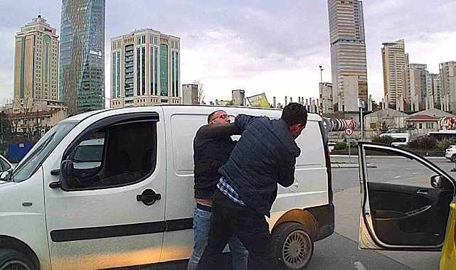 Ataşehir'de trafik tartışması kavgaya dönüştü