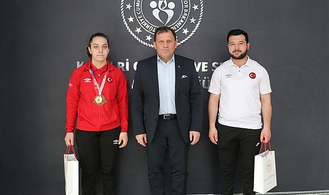Avrupa üçüncüsü Kayserili sporcu Yunanistan yolcusu