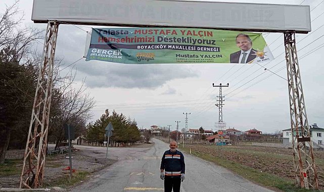 Baba ocağı Boyacı'dan Mustafa Yalçın'a destek