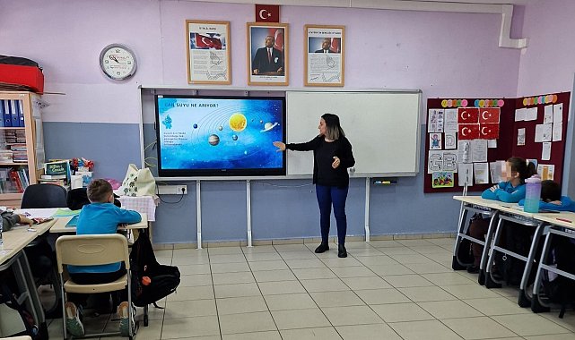 Babaeski'de öğrencilere su verimliliğinin önemi anlatıldı