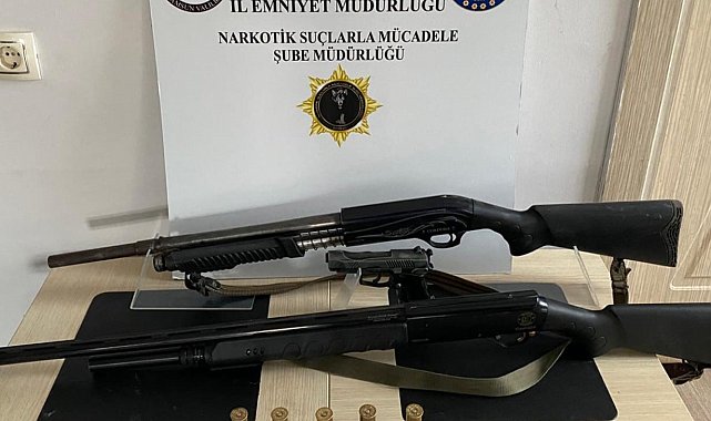 Bafra'da silah operasyonu: 3 gözaltı