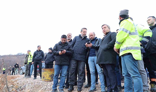 Bakan Bayraktar İliç'teki maden sahasında incelemelerde bulundu