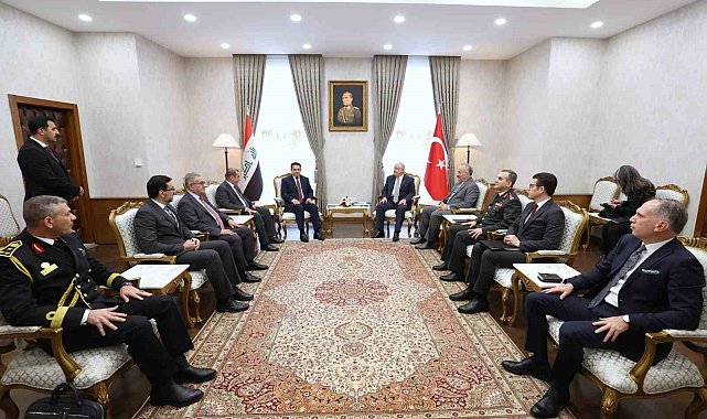 Bakan Güler, Irak Ulusal Güvenlik Müsteşarı Kasım Celal El-Araji Hussaini kabul etti