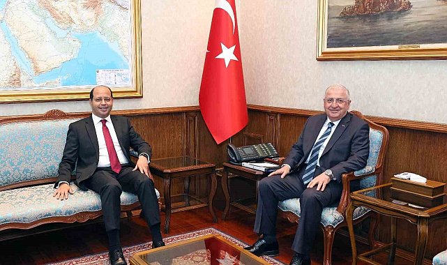 Bakan Güler, Mısır'ın Ankara Büyükelçisi Elhamamy'i kabul etti