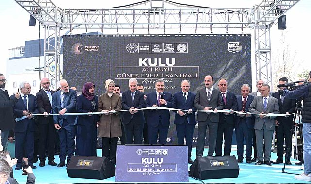 Bakan Koca Konya'da GES'in açılışını yaptı