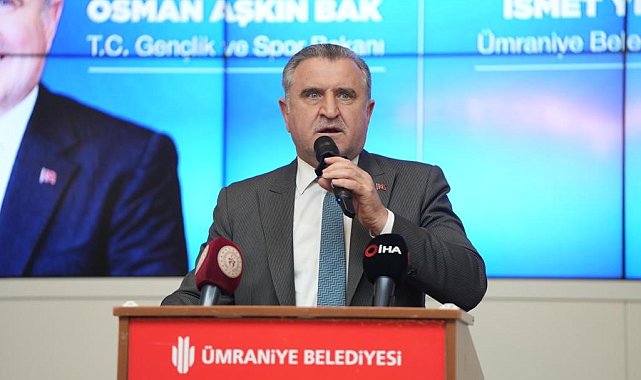 Bakan Osman Aşkın Bak: "Büyükşehir Belediyesi spor anlamında İstanbul'a hiçbir şey yapmadı"