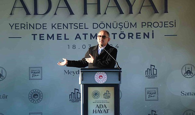 Bakan Özhaseki: "Kentsel Dönüşüm Başkanlığı kurduk, özel bütçe ayırdık"