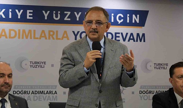Bakan Özhaseki: "Kentsel dönüşümü kendisine iş edinen bir tane CHP'li belediye başkanı görmedim"