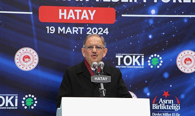 Bakan Özhaseki, "TOKİ'miz son 22 yıl içerisinde 1 milyon 340 bin konut yaptı"