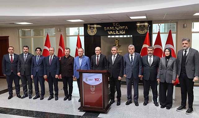 Bakan Şimşek Şanlıurfa'da