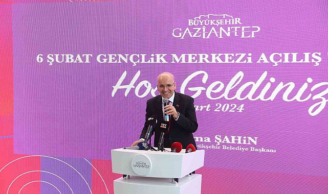 Bakan Şimşek'in katılımıyla 6 Şubat Gençlik Merkezi hizmete açıldı