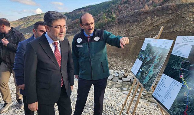 Bakan Yumaklı Haslı Barajı'nda incelemede bulundu