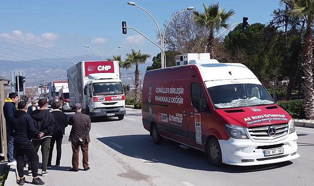 Başkan Adayı Ertemur projelerini tırlarla Pamukkale'ye gösterdi