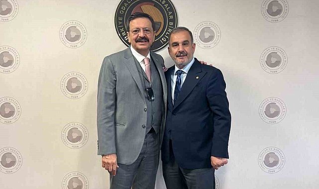 Başkan Alan, TOBB Başkanı Hisarcıklıoğlu ile görüştü