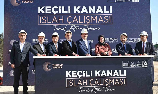 Başkan Altay Keçili Kanalı Islah Çalışması'nın temelini attı