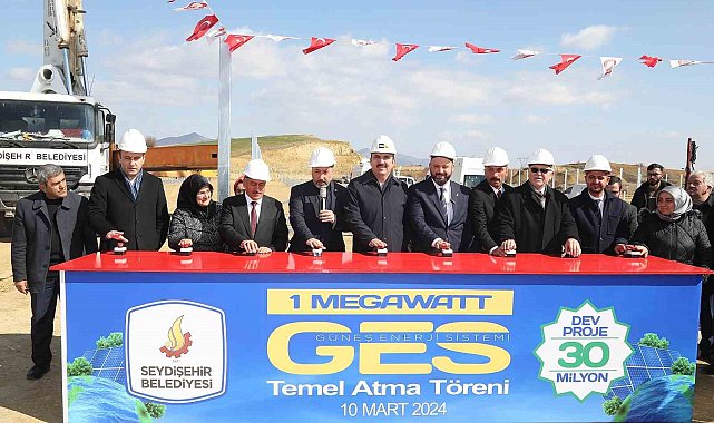 Başkan Altay Seydişehir GES'in temel atma programına katıldı