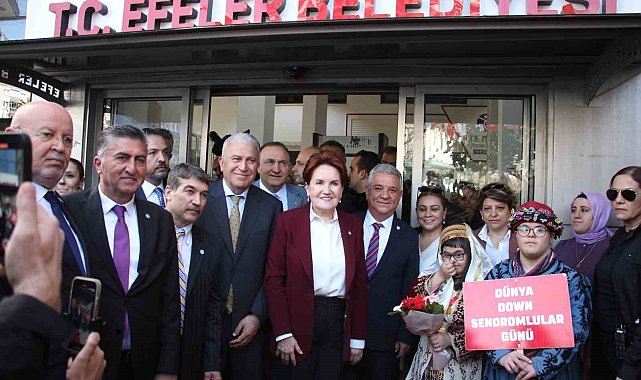 Başkan Atay, İYİ Parti Genel Başkanı Akşener'i ağırladı