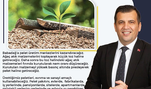 Başkan Atlı'dan 'Pelet Üretim Merkezi' projesi