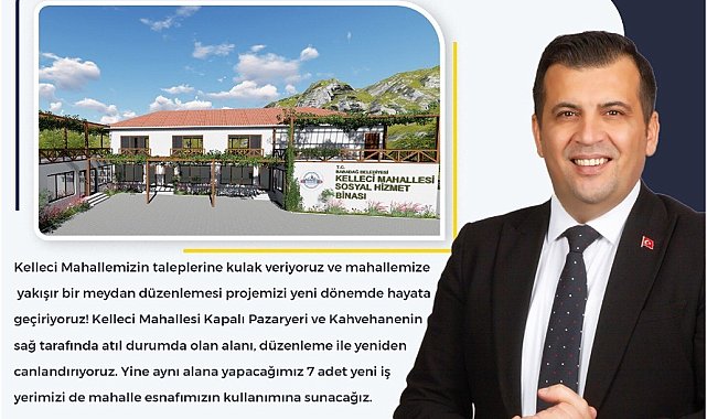 Başkan Atlı'dan Kelleci Mahallesine sosyal hizmet binası müjdesi
