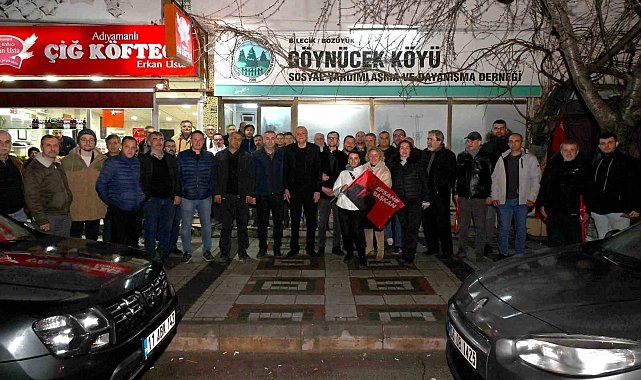 Başkan Bakkalcıoğlu Göynücekliler Derneği'ni ziyaret etti