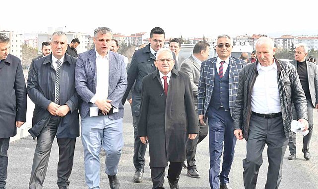 Başkan Büyükkılıç; 150 milyon TL'lik projeyi yerinde inceledi