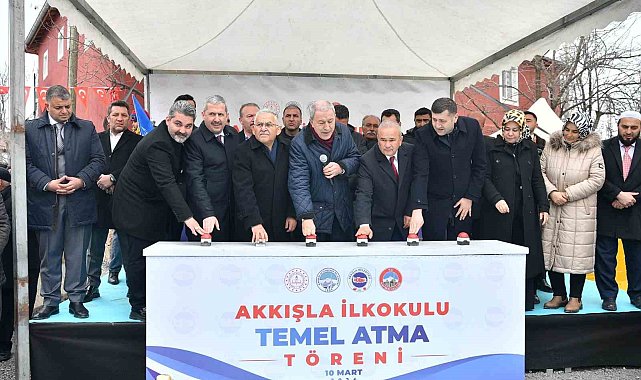 Başkan Büyükkılıç, Akkışla İlkokulu Temel Atma Töreni'ne katıldı