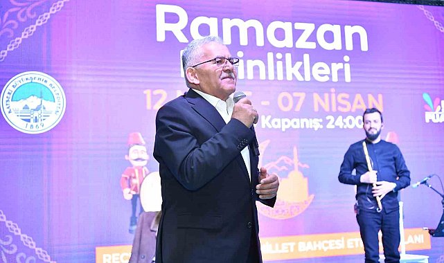 Başkan Büyükkılıç Ramazan Etkinlikleri'ne katıldı