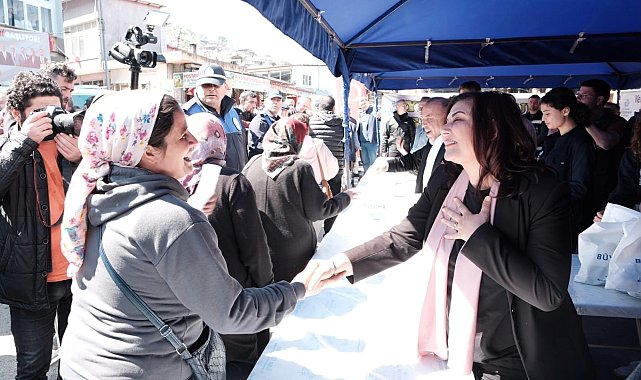 Başkan Çerçioğlu, Bozdoğan'da halka fide dağıttı